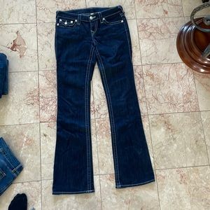 True Religion 28 Boot cut Low rose Y2K jeans